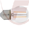 E27 LED-Tropfen, Filament, 2,5Watt, 250lm, 2700K, 360°, klar, dimmbar