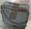 Nylon-Tasche 32x28x9cm schwarz