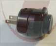 Drucktaster, Druck=EIN, schwarz, 3A/125V, Snap IN