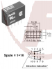 Relais 24V 1A 2880Ohm 2xUM - Panasonic TN2-24
