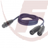 XLR-Kupplung/ 2x XLR-Stecker, 1,5m - Audiokabel Symmetrisch