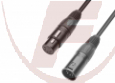 DMX Kabel XLR Kupplung 5pol / XLR Stecker 5pol, 3m - Adam Hall 3 Star K3DGH0300