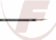 CDMX2 DMX Kabel, SCHWARZ, doppelt geschirmt, 2x2x0.22mm², Ø7mm, 95Ohm