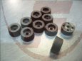PVC-Gerätefüße zum Anschrauben, Ø 17,5 x H 9,0mm, schwarz, VE=10Stück