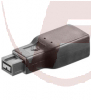 Firewire-Adapter 9-pol. Stecker/6-pol. Buchse