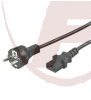 Netzkabel, 1,5m, Schutzkontaktstecker> Kaltgerätekupplung