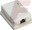 CAT 6, 1-port RJ45, STP Anschlussdose - geschirmt