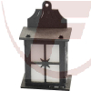Holzlaterne schwarz 6501-M-L