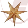 Papierstern 'Blinka' 60x60cm gold - Star Trading 501-27