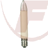 Kleinschaftkerze E10, 8V / 3W, innen, elfenbein, 3er Blister