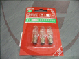 LED-Topkerzen, 14-55Volt / 0,3Watt,  E10, klar, geriffelt für innen, 3er Pack -