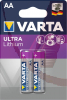 LR6, 1,5Volt Lithium-Batterie, AA/Mignon,Ultra Varta - 2er Blister FR6