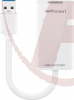 USB 3.0 Gigabit Ethernet Netzwerkkonverter, USB 3.0-Stecker>RJ45-Buchse (8P8C)