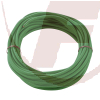 H03VV-F 3x0,75mm², PVC-Leitung - Meterware - textilumspannt grün