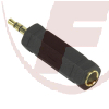 Adapter 6,35mm Kupplung Stereo-3,5mm Stecker Stereo vergoldet