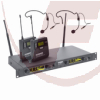 Twin-Funkmikrofon System mit Headset dynamisch