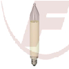 Schaftkerze E10 23V / 3W, innen, elfenbein, 3er Blister - EGB 30-8711
