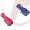 Flachsteckhülse 4,8mm mit PVC-Vollisolation, rot 0,5-1,5 mm², 10Stück